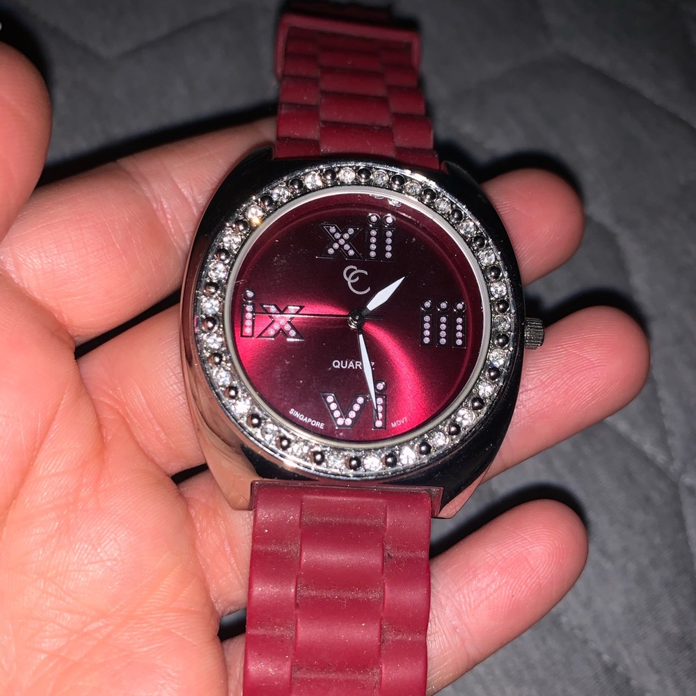 Charming Charlie Red Watch